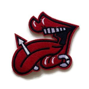 Punk Lips Embroidered Patch